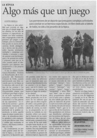 Algo más que un juego Algo más que un juego