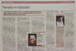 Neruda revitalizado Neruda revitalizado