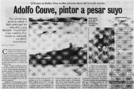 Adolfo Couve, pintor a pesar suyo
