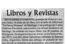 Libros y revistas Carlos René Ibacache I. Libros y revistas Carlos René Ibacache I.