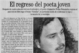 El regreso del poeta joven El regreso del poeta joven