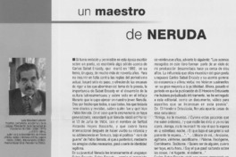 Un maestro de Neruda