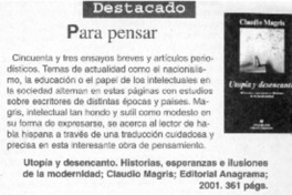 Para pensar