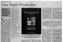 Una dupla productiva Una dupla productiva
