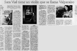 Sara Vial tiene un violín Sara Vial tiene un violín