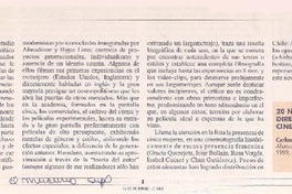 20 Nuevos directores del cine español