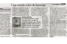 Una novela color de hormiga Una novela color de hormiga