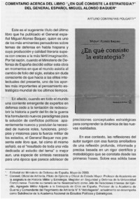 Enqué consiste la estrategia?