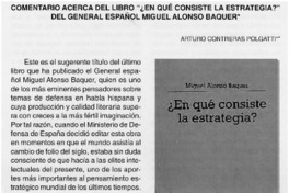 Enqué consiste la estrategia?