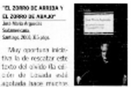 El zorro de arriba y el zorro de abajo" El zorro de arriba y el zorro de abajo"