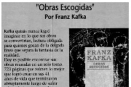Obras escogidas". Obras escogidas".