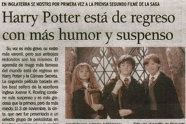 Harry Potter está de regreso con más humor y suspenso. Harry Potter está de regreso con más humor y suspenso.