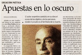 Apuestas en lo oscuro Apuestas en lo oscuro