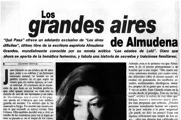 Los grandes aires de Almudena Los grandes aires de Almudena