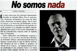 No somos nada No somos nada
