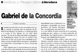Gabriel de la Concordia Gabriel de la Concordia