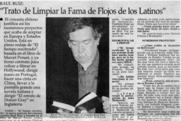 "Trato de limpiar la fama de los flojos de los latinos" "Trato de limpiar la fama de los flojos de los latinos"