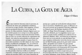 La curva, la gota de agua