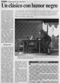 Un clásico con humor negro