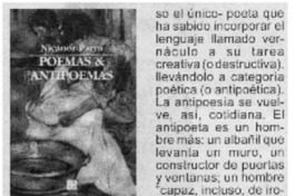 Poemas y antipoemas Poemas y antipoemas