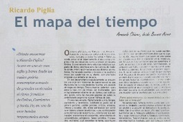 El mapa del tiempo El mapa del tiempo