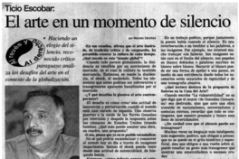 El arte en un momento de silencio El arte en un momento de silencio