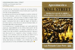 Aproximación a Wall Strett