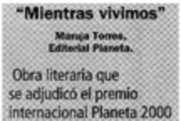 "Mientras vivimos". "Mientras vivimos".