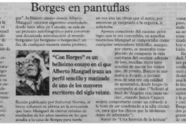 Borges en pantuflas Borges en pantuflas