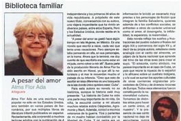 A pesar del amor. A pesar del amor.