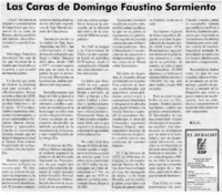 Las Caras de Domingo Faustino Sarmiento Las Caras de Domingo Faustino Sarmiento