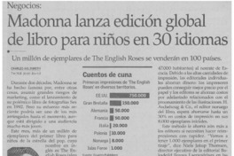 Madonna lanza edición global de libro para niños en 30 idiomas Madonna lanza edición global de libro para niños en 30 idiomas