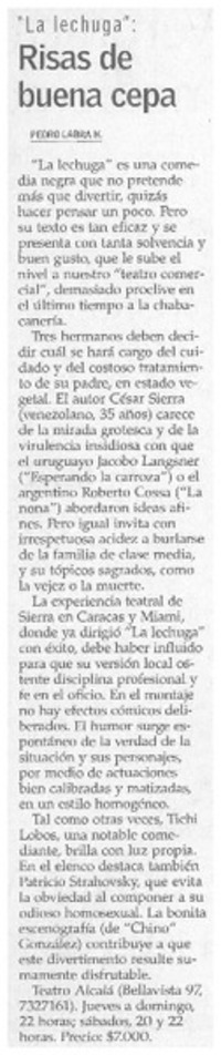 Risas de buena cepa
