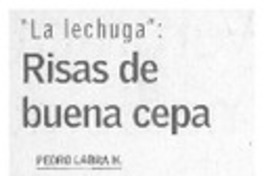 Risas de buena cepa