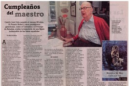 Cumpleaños del maestro