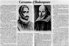 Cervantes y Shakespeare Cervantes y Shakespeare