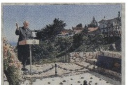 En Isla Negra presidente Lagos homenajeó a Neruda.
