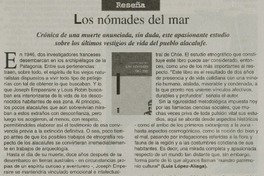 Los nómades del mar Los nómades del mar