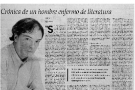 Crónica de un hombre enfermo de literatura Crónica de un hombre enfermo de literatura