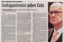 Indagaciones sobre Cela Indagaciones sobre Cela