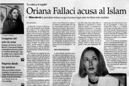 Oriana Fallaci acusa al Islam Oriana Fallaci acusa al Islam