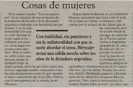 Cosas de mujeres Cosas de mujeres