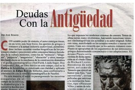 Deudas con la antigüedad Deudas con la antigüedad