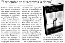 "Y retiemble en sus centros la tierra". "Y retiemble en sus centros la tierra".