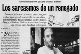Los sarcasmos de un renegado Los sarcasmos de un renegado