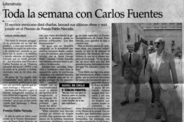 Toda la semana con Carlos Fuentes Toda la semana con Carlos Fuentes