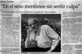 En el sexo mentimos sin sentir culpa" En el sexo mentimos sin sentir culpa"
