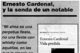 Ernesto Cardenal, y la senda de un notable