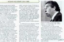 Octavio Paz Lozano (1914-1998). Octavio Paz Lozano (1914-1998).