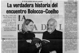 La verdadera historia del encuentro Bolocco-Coelho La verdadera historia del encuentro Bolocco-Coelho